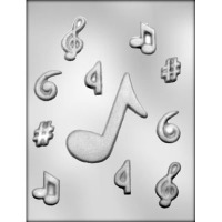 Music Notes Assorted Mold (11)