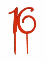 Number 16 Acrylic Red G CT