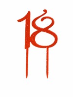 Number 18 Acrylic Red G CT