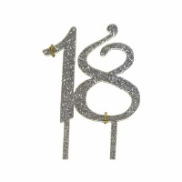 Silver Glitter #18 Cake Pic