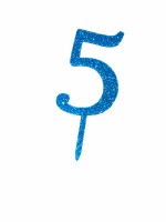 Number 5 Acrylic Blue G CT
