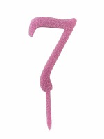 Number 7 Acrylic Pink G CT