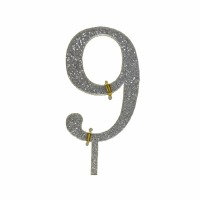 Silver Glitter #9 Cake Pic