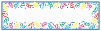Party Streamers Giant Sign