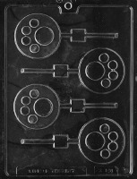 Paw Print Lolly Mold