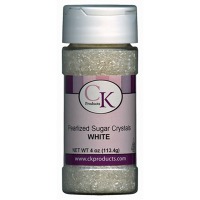Pearlized Crystal Sugar-White