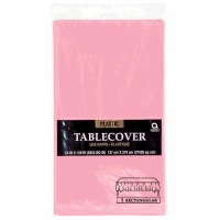 Plastic Tablecover 54"X108" New Pink