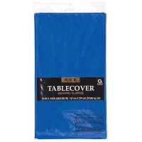 Plastic Tablecover 54"X108" Royal Blue