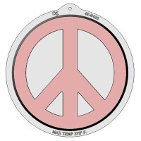 Plastic Cake Pan - Peace Sign