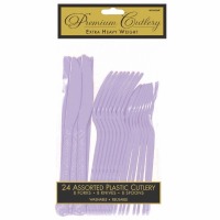 Premium Cutlery 24 CT Lavender
