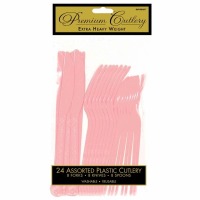 Premium Cutlery 24 CT New Pink