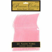 Premium Forks 24 CT New Pink