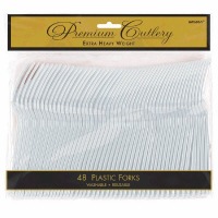 Premium Forks 48 CT Clear