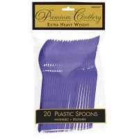 Premium Spoons 24 CT Purple