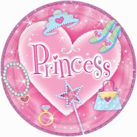 Princess 7" Plates 8 CT