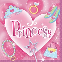 Princess Lunch Napkins 16 Count