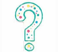 Question Mark Candle