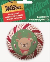 Reindeer Baking Cups 24CT