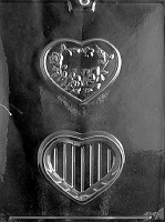 Rose Heart Pour Box Mold