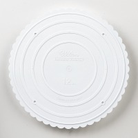 Round Scalloped S-Plate 12"