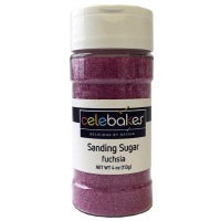 Sanding Sugar 4 OZ Fuschia