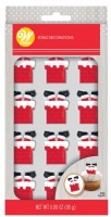 Santa Chimney Royal Icing Decorations 12CT