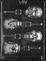 Scary Faces Lolly Mold