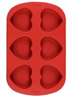 Silicone Heart Mold 6cav