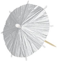 Silver Parasol Picks 120 CT