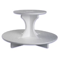Single Use 2-Tier Round Stand