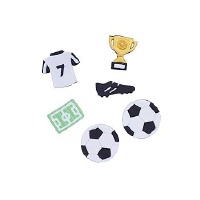 Soccer Cupcake/Cake Toppers