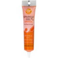 Sparkle Gel Tube Orange 3.5OZ