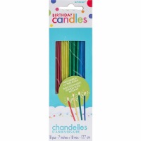 Sparkler Candles Assort. 18 CT