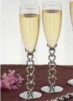 Stacked Heart Toasting Glass