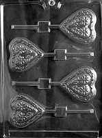 Swiss Heart Lolly Mold