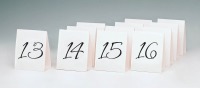 Table Number Tent Cards Numbers 13 thru 24