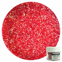 Red Rainbow Techno Glitter