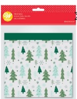 Xmas Trees Resealable Treat Bag 20CT