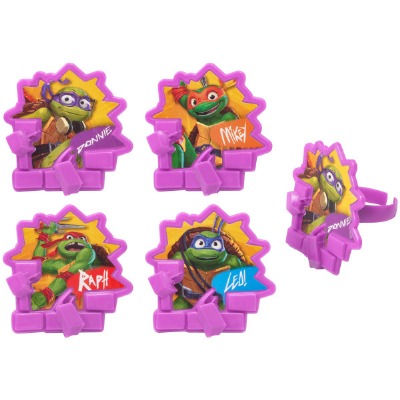 TMNT Turtle Power Cake Rings 12 CT