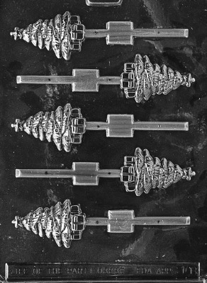 Tree w/ Gifts Lolly Mold
