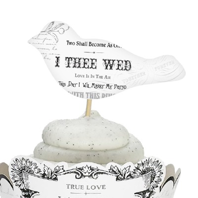 True Love Cupcake Picks 12 CT