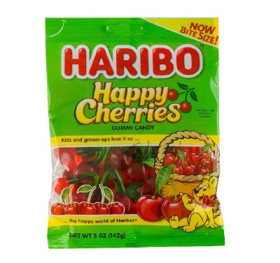 Twin Cherries Gummi Candy 5 OZ
