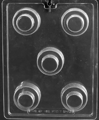 Wedding Cookie Mold 2.25" (5)