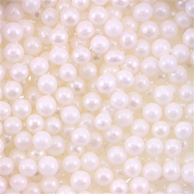 White Dragees 5MM 2 OZ