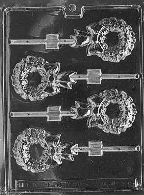 Wreath Lolly Mold
