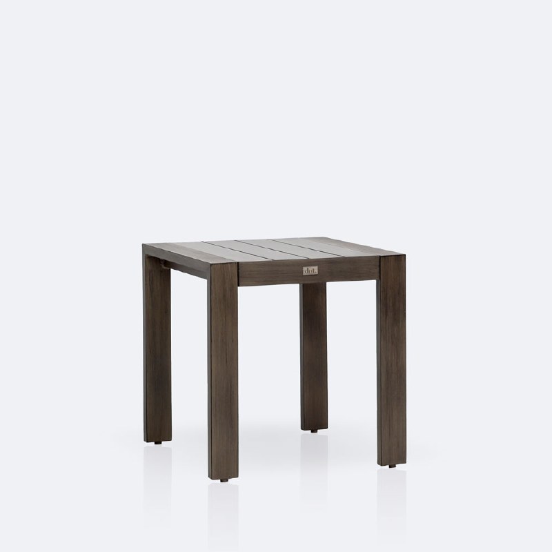 Axis End Table - Brushed Taupe