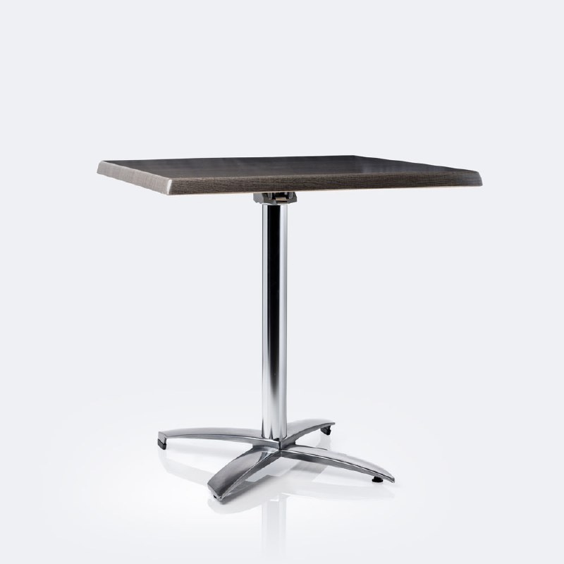 Bistro Table - Dark Oak Top, Folding Base
