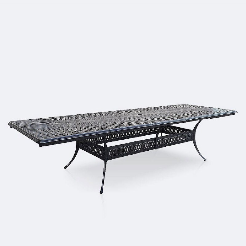 Breeze Large Extendable Dining Table - Shade Grey