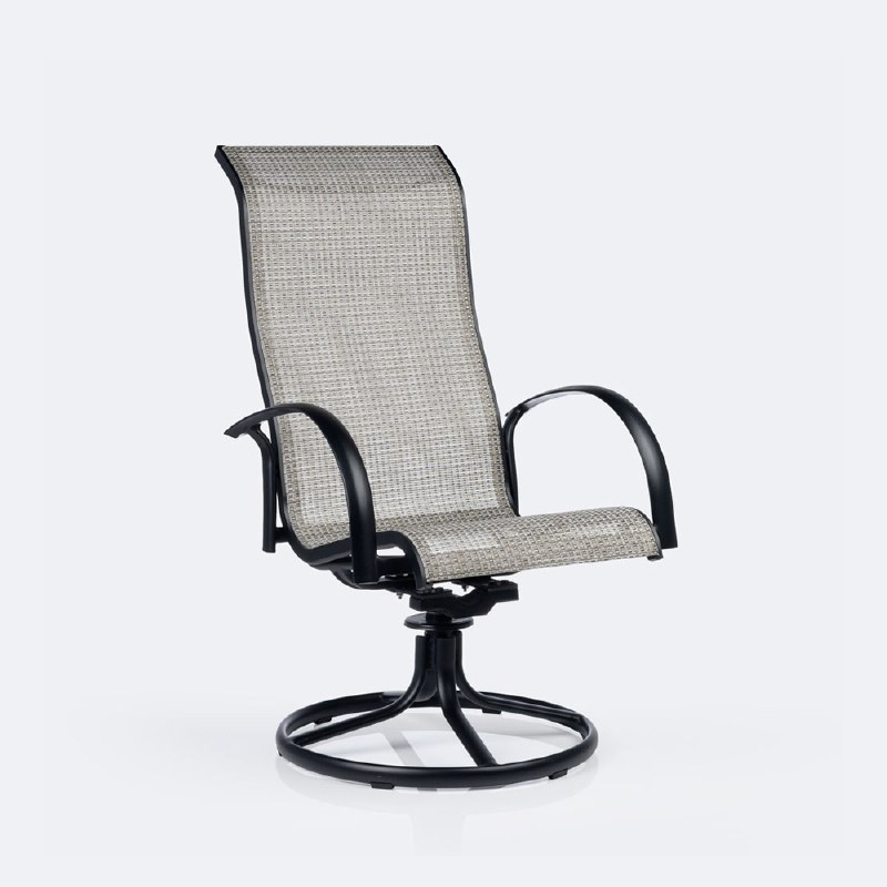 Carlo Sling Swivel Rocker - Black