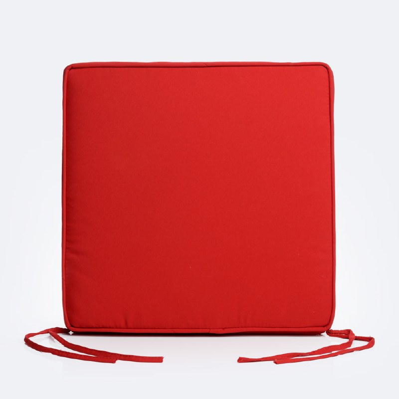 18&quot;x18&quot; Dining Chair Seat cushion - Classic Red